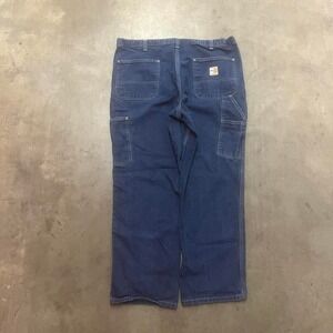 Carhartt‎ fire resistant men's blue Carpenter workwear jeans